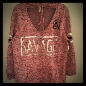 Pink Savage Sweater Hoodie